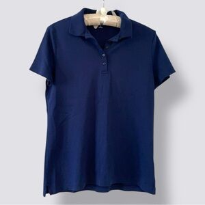 Lands End Classic Navy Blue Polo Shirt